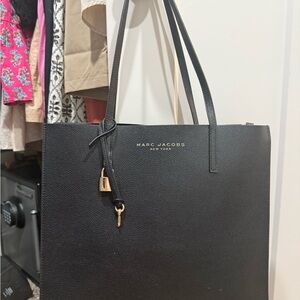 Marc Jacobs Black Leather Tote